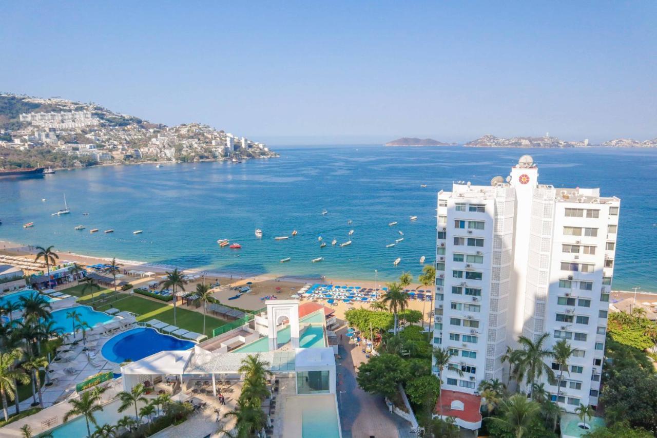 Apartamento HostPal Increible departamento frente a la playa con alberca Acapulco Exterior foto