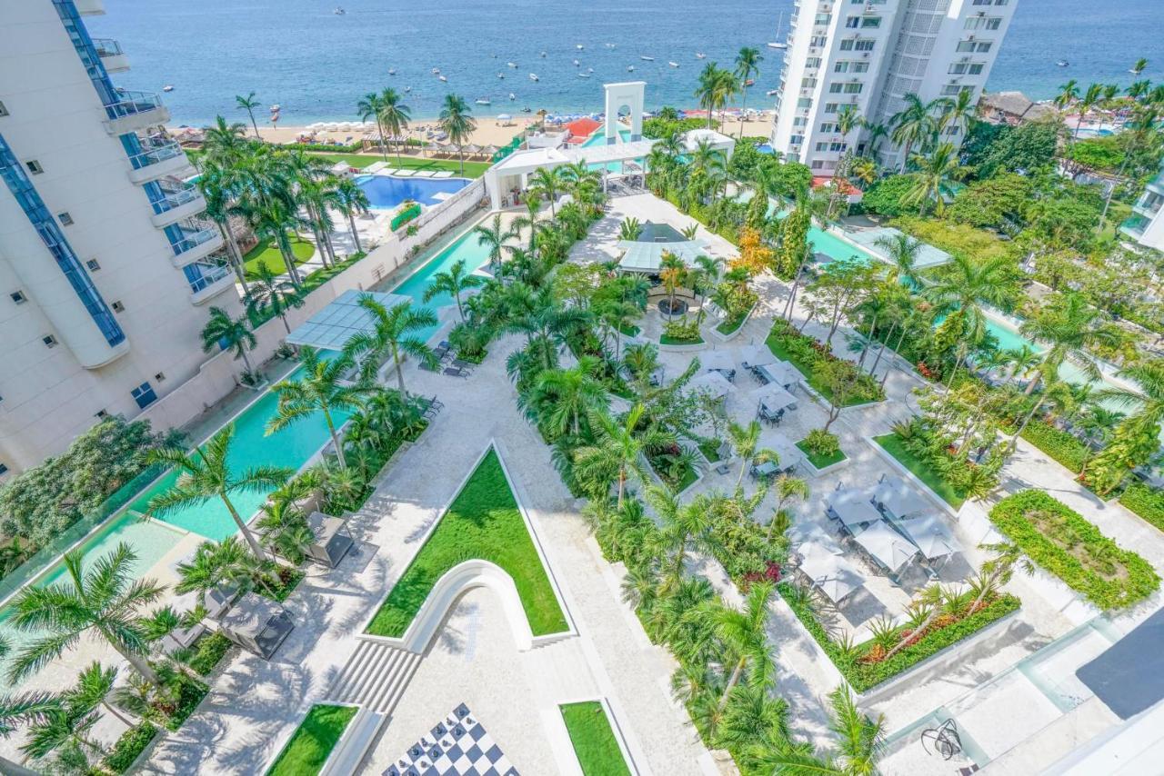 Apartamento HostPal Increible departamento frente a la playa con alberca Acapulco Exterior foto